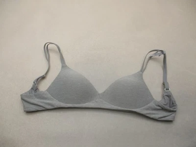 34A Aerie Womens Gray Lined Wireless Back Closure Demi Minimizer Bra 10Q - Image 1 of 4