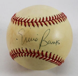 Ernie Banks Signed/Autographed ONL Baseball (JSA COA) - Picture 1 of 6