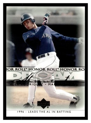 Alex Rodriguez #84 2002 Upper Deck Honor Roll Seattle Mariners - Image 1 of 2