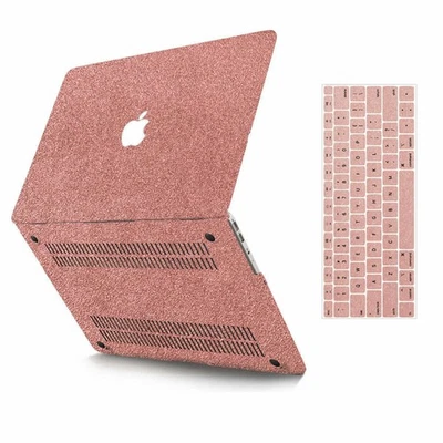Capa Dura Luxo Brilhante Glitter Quicksandy Para Macbook Pro Air M1 M2 M3 M4 - Imagem 1 de 3