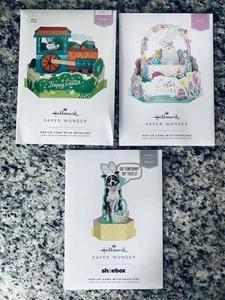 3 ~ Hallmark Paper Wonder ~ Design Pop-Up Card NEW ~ Easter Motion & Music - Picture 1 of 5
