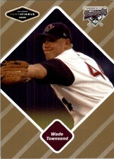 2005 Justifiable Gold #80 Wade Townsend /100