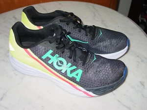 Mens Hoka One One Rocket X Black Evening Primrose 1113532 BEPR Shoes! Size 13 - Picture 1 of 15