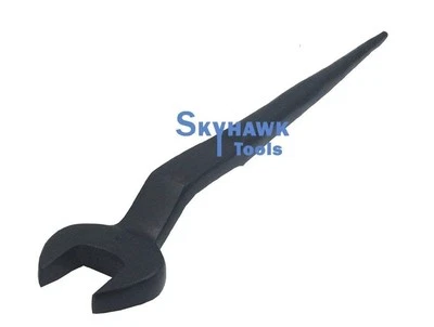 1-1/4" LLAVE DE HIERRO TRABAJADOR SPUD LLAVE DE CONSTRUCCIÓN PERNOS DE ALINEACIÓN MANGO Foto 1 de 2