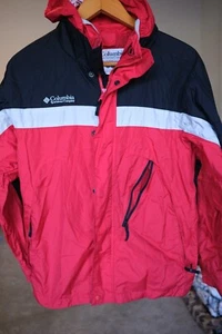 Vintage 90's Columbia Sportswear Ski / Snowboard Jacket Tectonite Red Size 18/20 - Picture 1 of 9