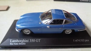Minichamps 1:43; Lamborghini 350 GT, blau-metallic, limitiert, wie NEU! - Bild 1 von 7