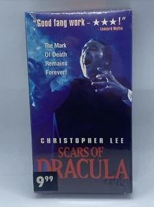 Scars of Dracula VHS 1994 Cult Hammer Horror Christopher Lee New Sealed VB5 - Picture 1 of 6