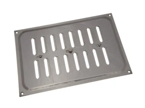 New 4 X Bright Chrome Hit And Miss Vent Ventilation Grille Covers 9 X 6 Inch - O - Picture 1 of 1