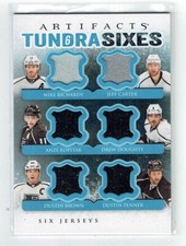 13-14 UD Artifacts Tundra 6's  Richards--Carter--Kopitar--Doughty--Brown--Penner