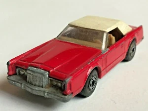 Matchbox Lincoln Continental No.28 @1978-80 red without box - Picture 1 of 9