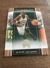 2004-05 Skybox Fresh Ink Basketball Gold /50 Ray Allen HOF