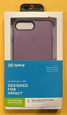 Speck CandyShell Fit Cell Phone Case Purple For iPhone 6s Plus, 7 Plus, 8 Plus - Image 1 of 2