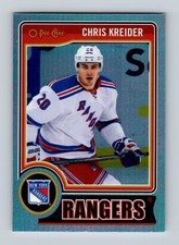 2014-15 O-Pee-Chee Rainbow #8 Chris Kreider New York Rangers