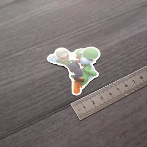 Super Mario Bros 3D World | Luigi Riding Green Yoshi Sticker Decal | Nintendo - Picture 1 of 3