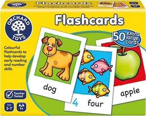Orchard Toys Lernkarten, 50 Bildungs Doppelseitig Lernkarten Zu Lehren Lesen - Picture 1 of 3