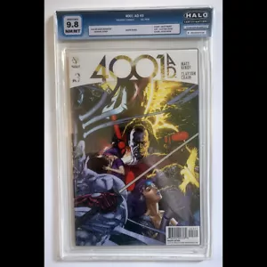 4001 AD #3 VALIANT COMICS JULY 2016 (HALO CERTIFICATION 9.8 NM/MT) GRADED COMIC - Picture 1 of 3