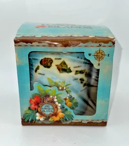 2018 The Hawaiian Islands Vintage Map Mug Never Used in Box - Bild 1 von 11
