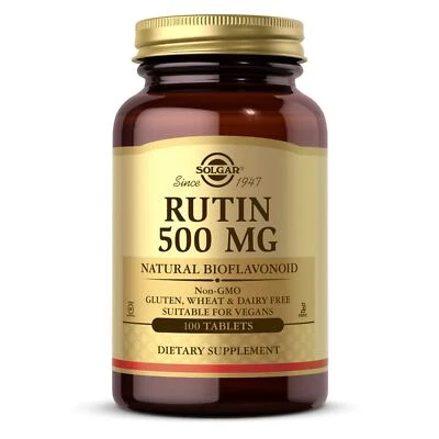 Solgar Rutina 500 mg 100 Comprimidos Foto 1 de 4