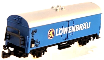 Z Scale Marklin Mini-Club 8600 Lowenbrau Beer Car. DB - Image 1 of 4