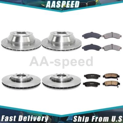 Pastillas de freno y rotores delanteros traseros para GMC Envoy 5,3 L 2005 Power Stop DuraGo Foto 1 de 4