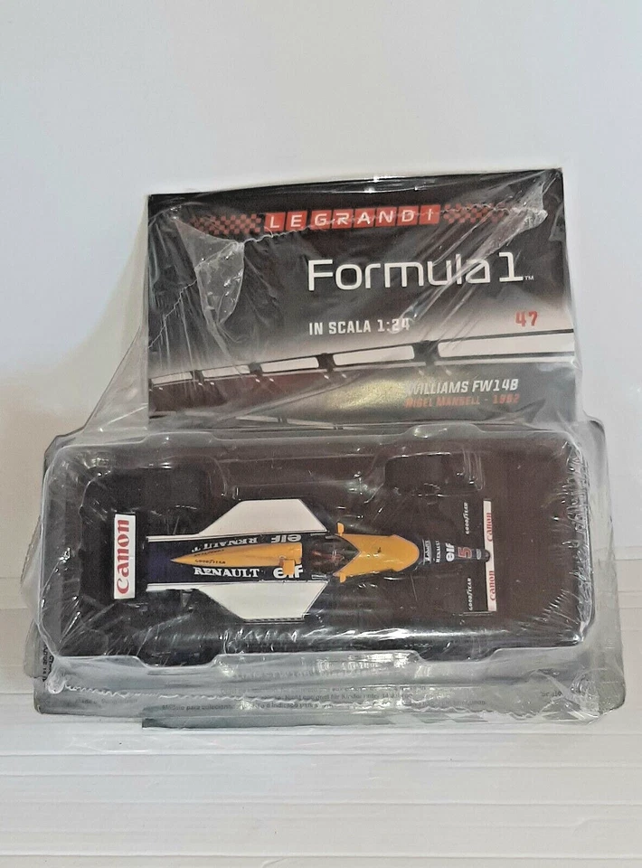 WILLIAMS FW14B NIGEL MANSELL 1992 CON FASCICOLO N.47 CENTAURIA SCALA 1/24 - Immagine 1 di 1