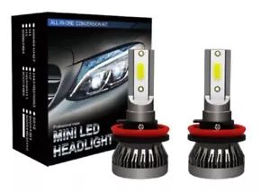 Car Headlight Bulb LED Kit 6000LM Hi Lo Power White H11 H9 H3 H4 H1 H7 HB4 H10 - Imagen 1 de 6
