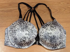 Victoria's Secret Bra Very Sexy Push-up Padded Animal-Print Underwire - 36D - Picture 1 of 3