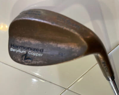 Wilson Harmonized Beryllium Copper BeCu 55* Sand Wedge (SW) Steel Shaft - Image 1 of 4