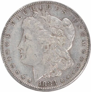 1883-S Morgan Silver Dollar EF Uncertified #234 - Picture 1 of 2