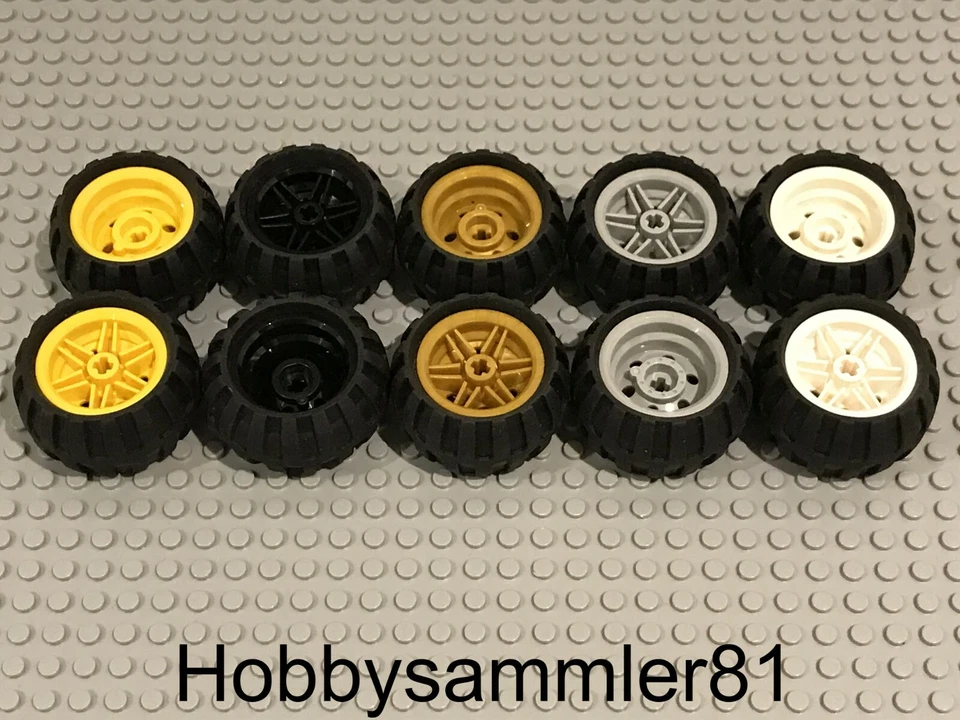 Lego 56145c04 Technic Rad Reifen 43,2 x 26 Felge Ballon 56145 61481 - Bild 1 von 1