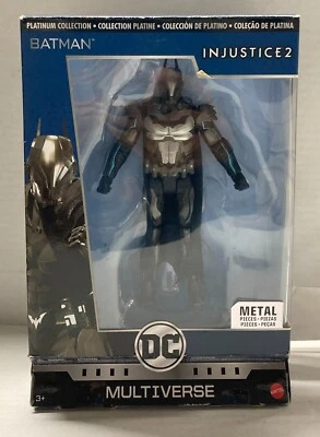 Figura de acción DC Multiverse Platinum Collection Injustice 2 Batman con caja Foto 1 de 4