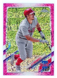 Topps Chrome 2021 - J.T Realmuto Pink Sparkle Chrome /350 Parallel - Phillies 82 - Bild 1 von 2