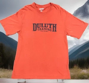 Duluth Trading Company Large Shirt Mens Red Longtail T Shirt Outdoor Adult - Picture 1 of 7