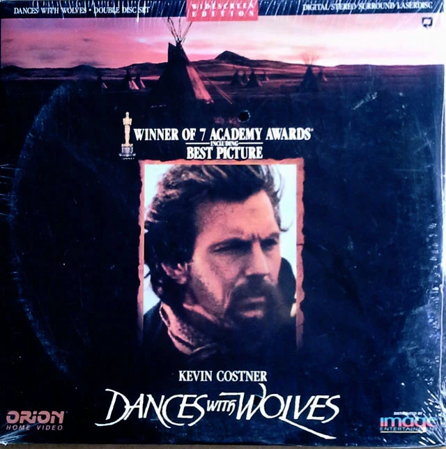 DANCES WITH WOLVES - KEVIN COSTNER - ORION - (2) LASER DISC SET - STILL SEALED - Image 1 of 1