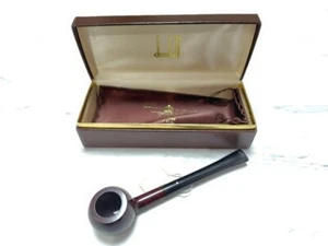 Dunhill Pipe smoking Tobacco Length: Approx5.9 inc Unused With bag and Case Jp - Picture 1 of 15