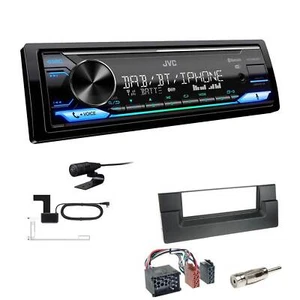 JVC Digital 1-DIN Autoradio DAB+ Bluetooth für BMW 5er 1995-2000 schwarz - Bild 1 von 6