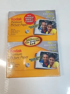 Kodak Premium Photo Paper 4x6 200 Sheets High Gloss True Borderless New - Picture 1 of 2