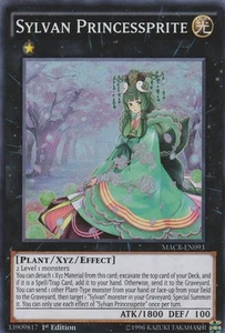 YUGIOH HOLO CARD SYLVAN PRINCESSPRITE MACR-EN093 n0t 1ST EDITION - Picture 1 of 1