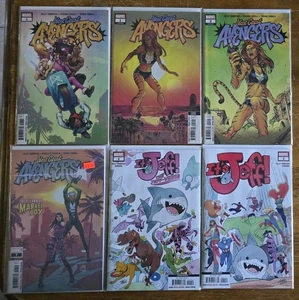 6 BOOK LOT- West Coast Avengers #1,1-2ND PRINT, 2, 7 & It's JEFF 2ND/4TH VF/NM - Picture 1 of 7