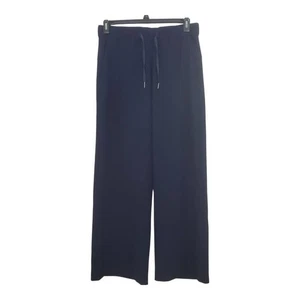 Pantalones Lululemon On the Fly Pierna Ancha Azul Marino Talla 8 Atletismo Viaje Informal - Imagen 1 de 10