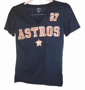Houston Astros Jose Altuve #27 Damen V-Neck T-Shirt Small MLB Baseball Fan Tee - Bild 1 von 7