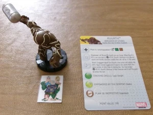 =HeroClix Marvel FEAR YOURSELF Kurth Steinbrecher 026 mit Karte= - Bild 1 von 1