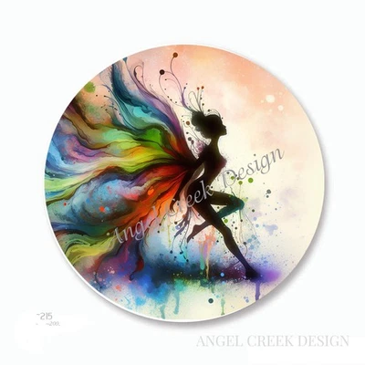 ACUARELA A TODO COLOR HADAS FIESTA FAVORES ÁLBUM DE RECORTES PEGATINAS SOBRE SELLOS Foto 1 de 2