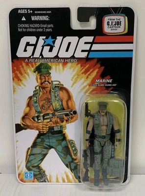GI Joe 25 Aniversario, Gung Ho, 3.75”, Serie de Dibujos Animados, Nuevo, MOSC Foto 1 de 4