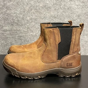Bota industrial CAT Abbey St para mujer talla 9,5 ancha EU 40,5 marrón punta de acero zapatos - Imagen 1 de 16