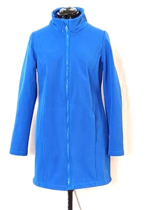 Wind-Shell Mantel Royalblau, Einzelstück, Handgenäht,  warme Kapuze abnehmbar - Bild 1 von 12