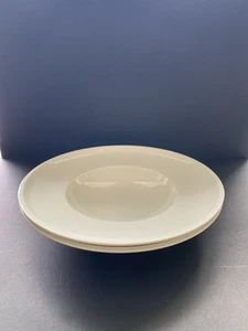 Set Of 2 Villeroy & Boch White Pasta Bowls 11-3/4” W/Wide Rim #1748 Luxembourg - Picture 1 of 5
