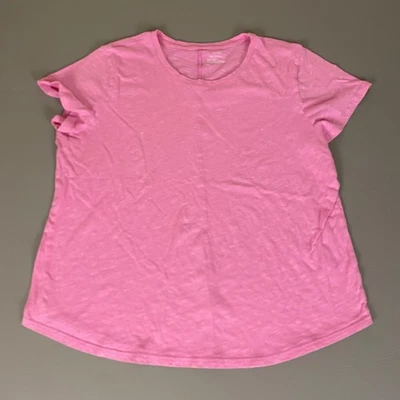 Tek Gear Drytek Dolly Pink T-Shirt Women's XXL Short Sleeve Casual Top - Image 1 of 4