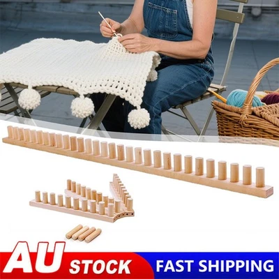 Wooden Loom Frame Knitting Kit for DIY Blankets - image 1 of 4
