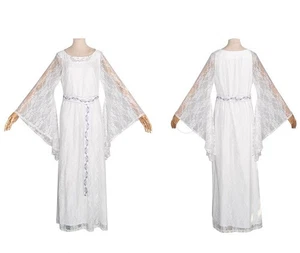 The Lord of the Rings Elf Queen Galadriel Cosplay Costume Outfit - Picture 1 of 12